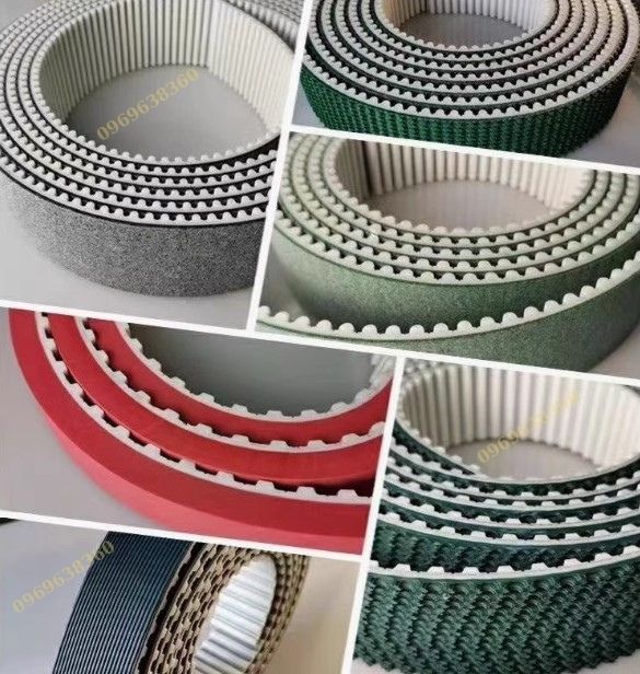 DÂY PU LÕI THÉP BỌC VẢI XANH